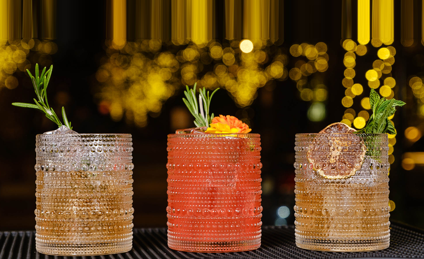 Velvet Pour cocktail being poured